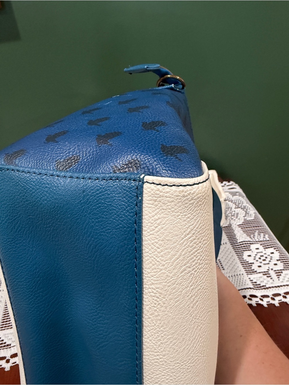 Loungefly Blue and White Ravenclaw Satchel Bag - Picture 9 of 16